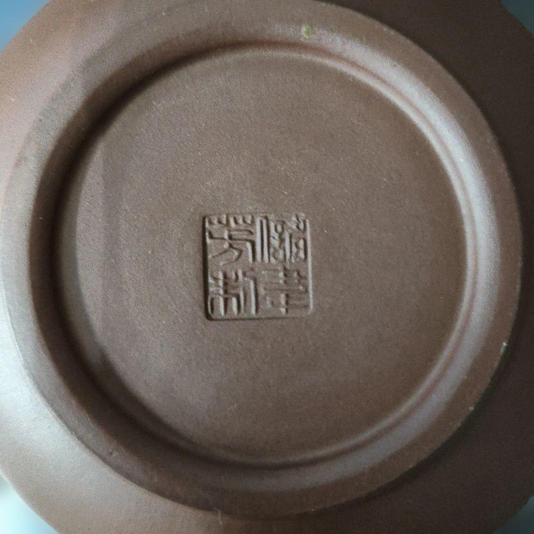 【宜興紫砂壺】国家工芸師儲韋芳製 中国紫泥茶壺　Yixing Teapot