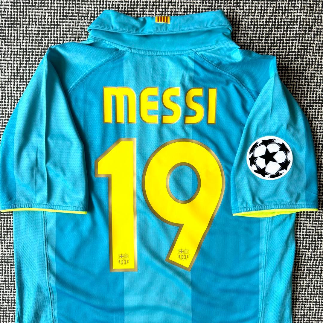 【50周年×CLパッチ付き】リオネル・メッシ ＃１９ FCバルセロナ ０７／０８