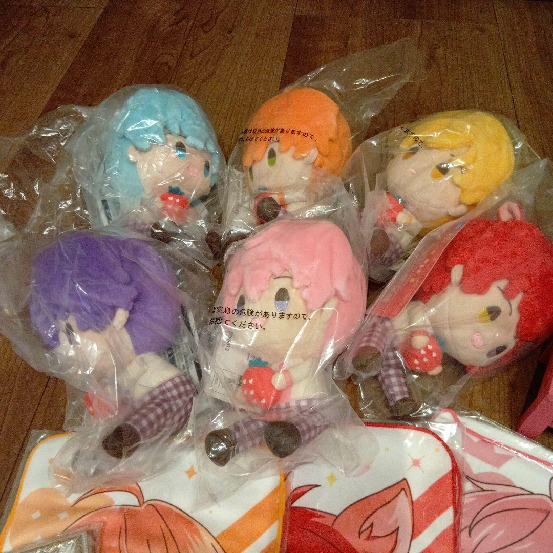 一番くじ劇場版すとぷり★ぬいぐるみ・タオル★おまけ推しイス＋入場者特典色紙付き