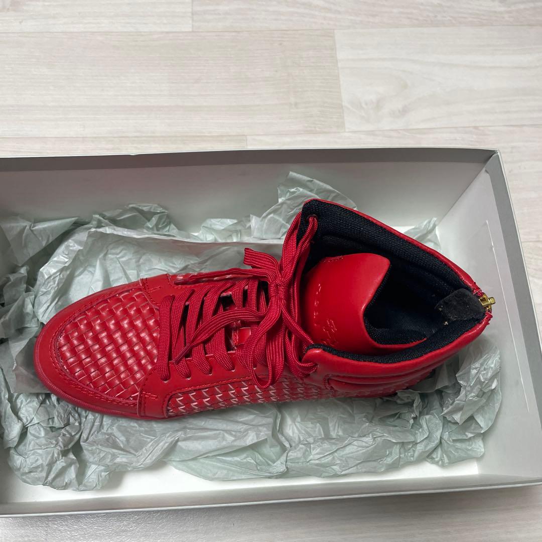 Heal Creek ヒールクリーク レッド ハイカットスニーカー 35