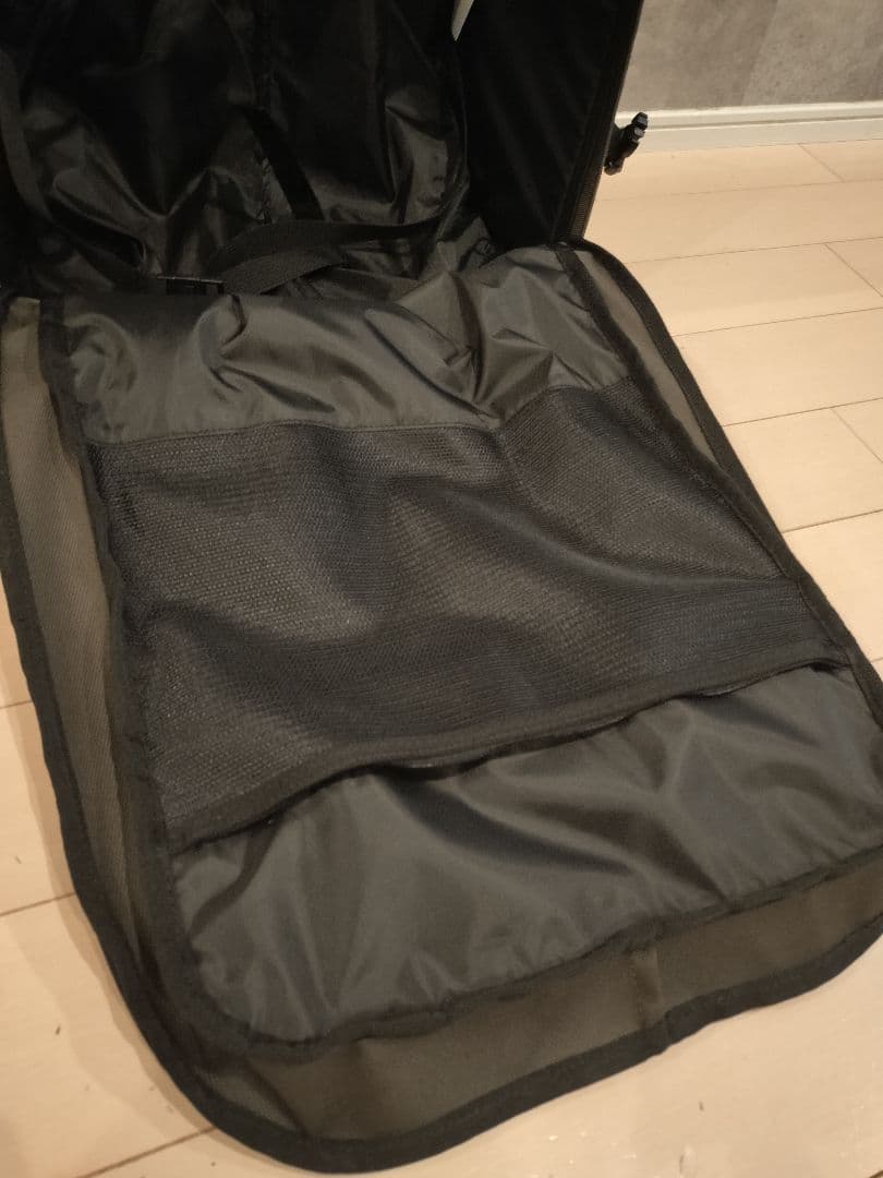 【美品】無印良品 撥水ソフトキャリーケース 40L　カーキ色　オシャレ