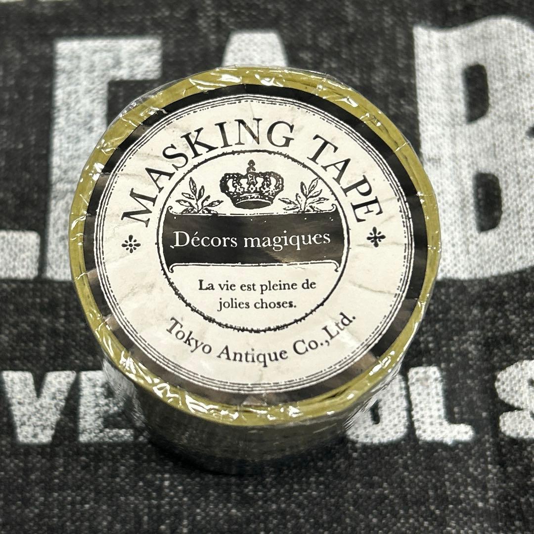 【廃盤レア／未開封新品】東京アンティーク マスキングテープ ＊ 「飾る」