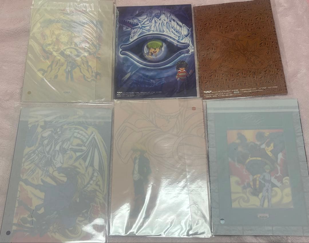 遊戯王 東映 下敷き ノート 海馬瀬人 青眼の白竜 まとめ売り セット