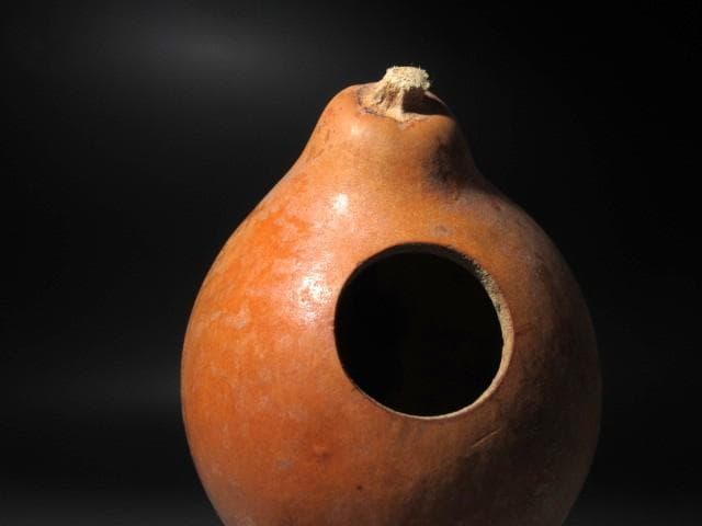 【GACHAN】☆瓢　掛花入　花影　表千家　十三代　即中斎の花押☆y388