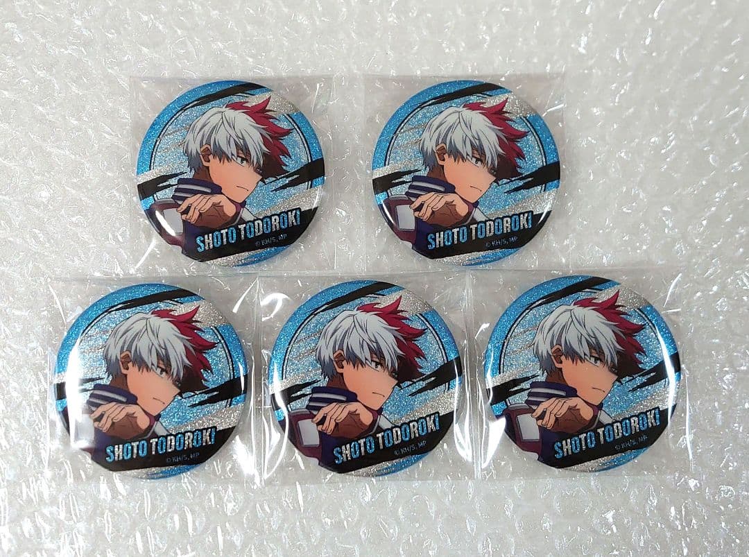 ヒロアカ　渋谷　東急コラボ　轟焦凍　缶バッジ　レア　特典　カード　ミニキャラ