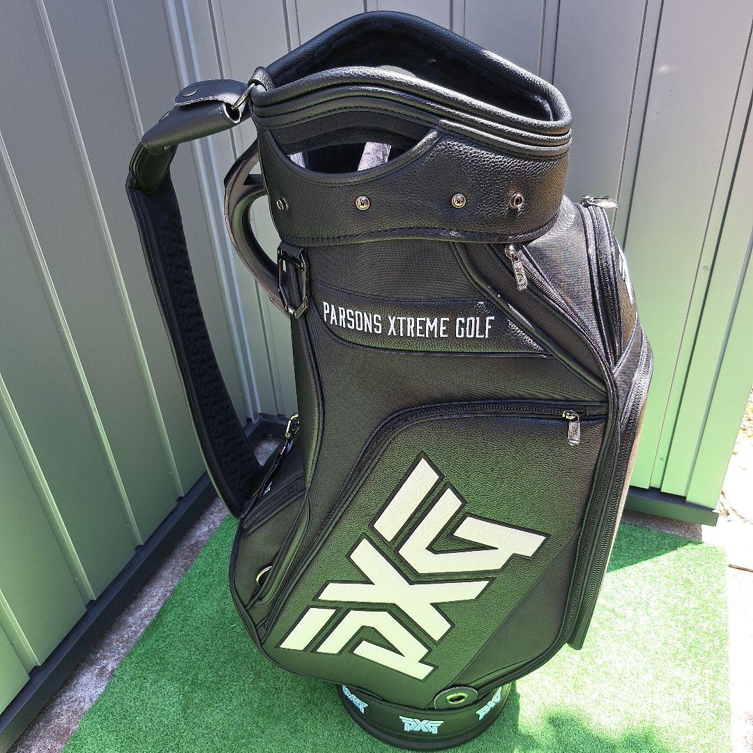 未使用に近い　PXG ブラック キャディバッグ