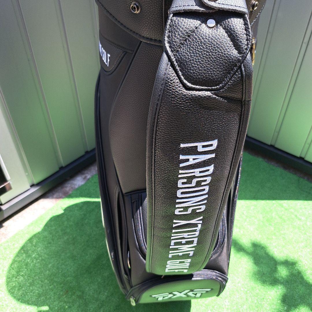 未使用に近い　PXG ブラック キャディバッグ