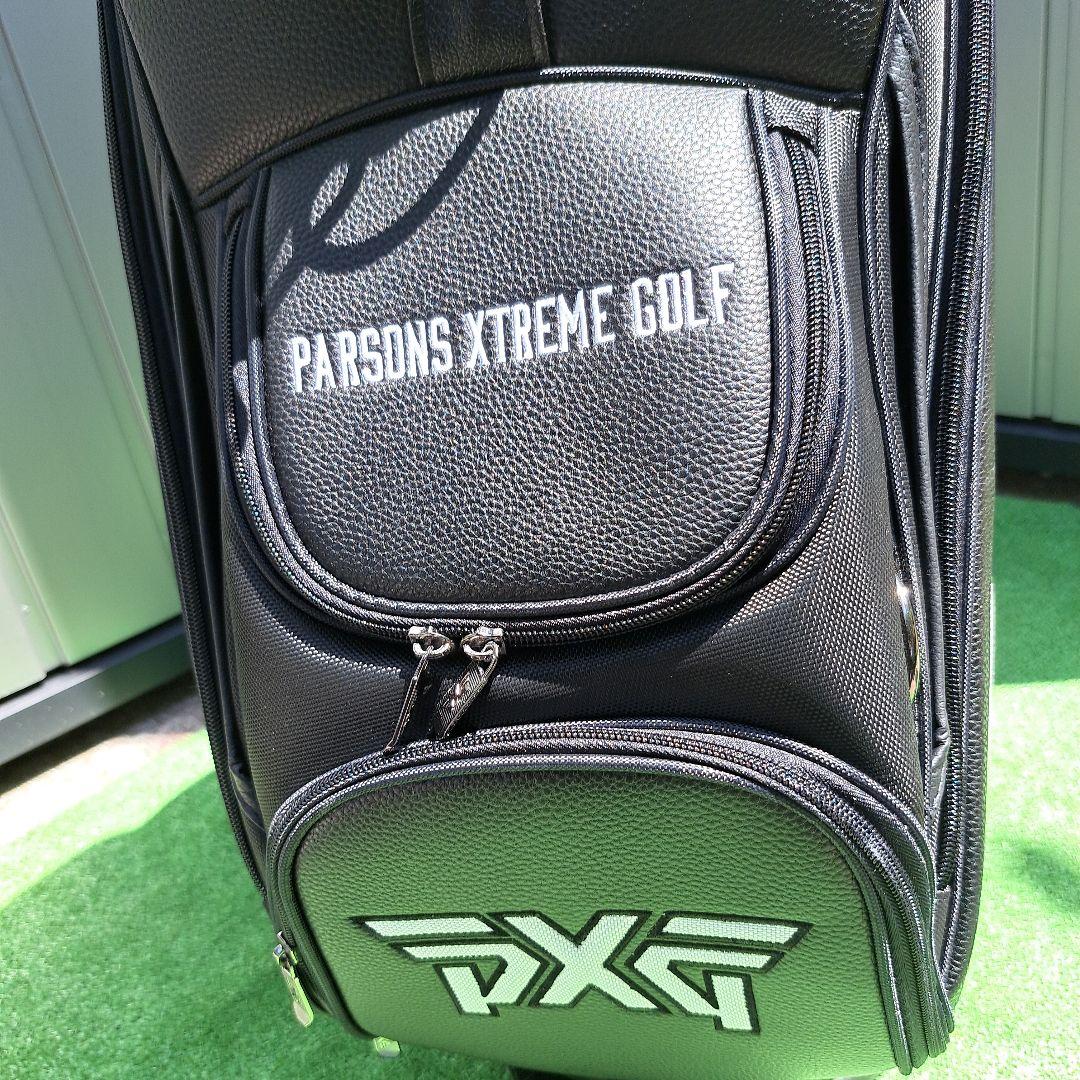 未使用に近い　PXG ブラック キャディバッグ