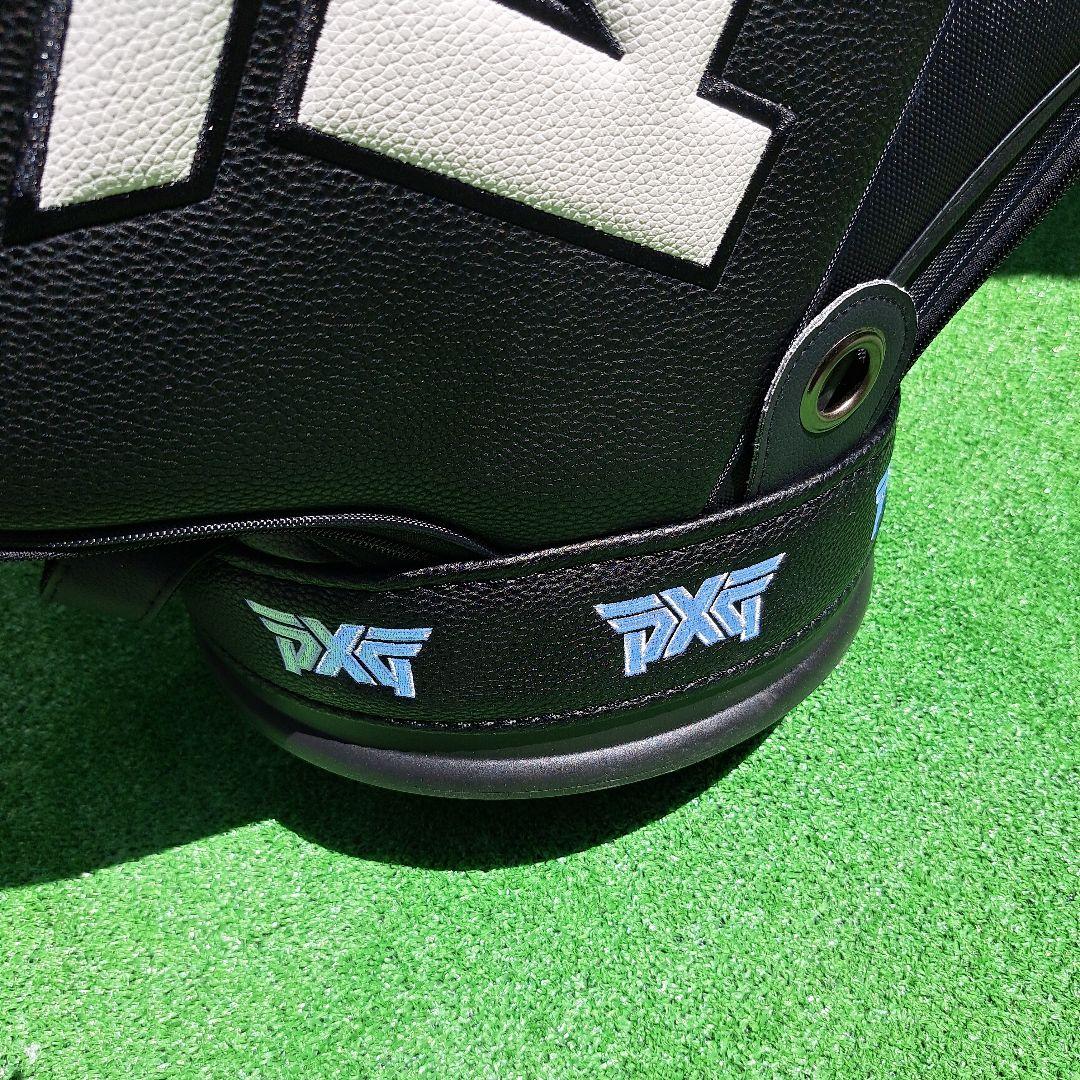 未使用に近い　PXG ブラック キャディバッグ