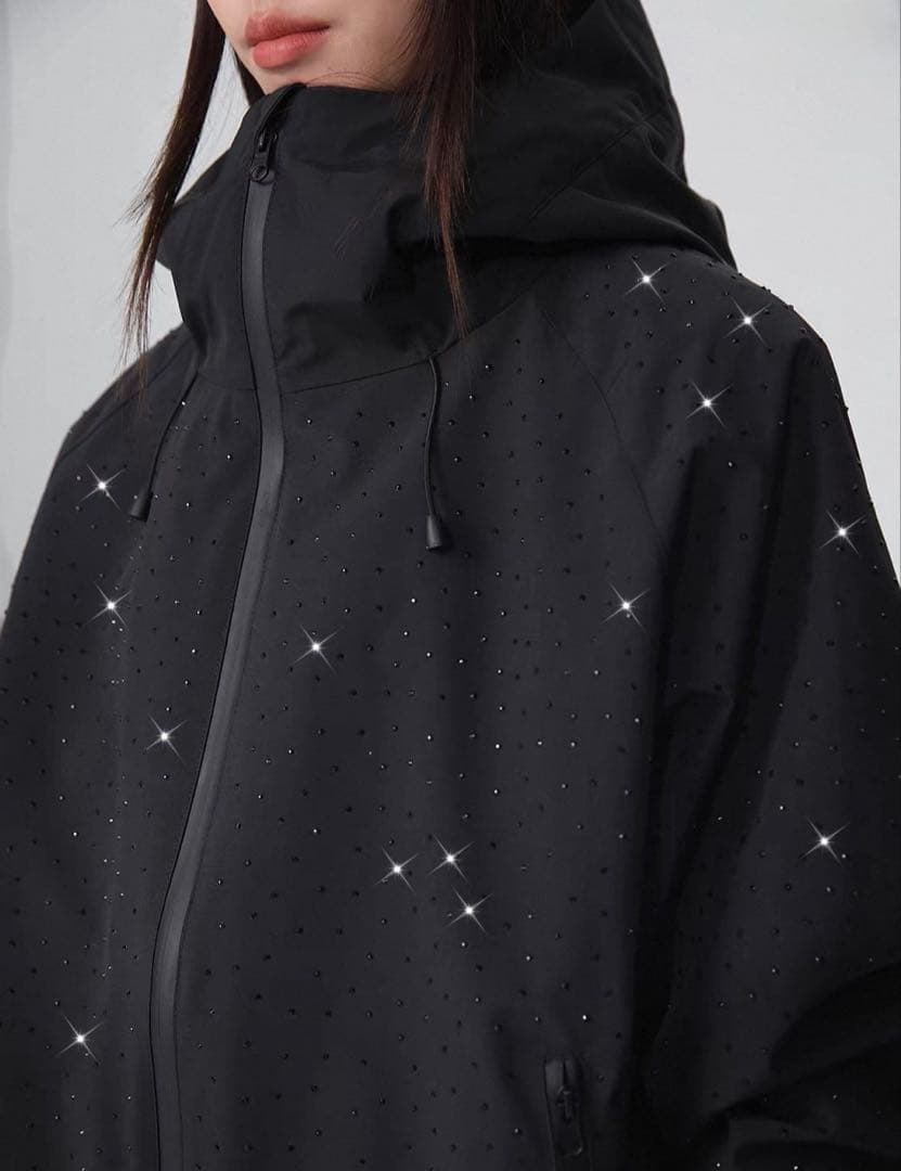 女性スキースノボーセット(黒)