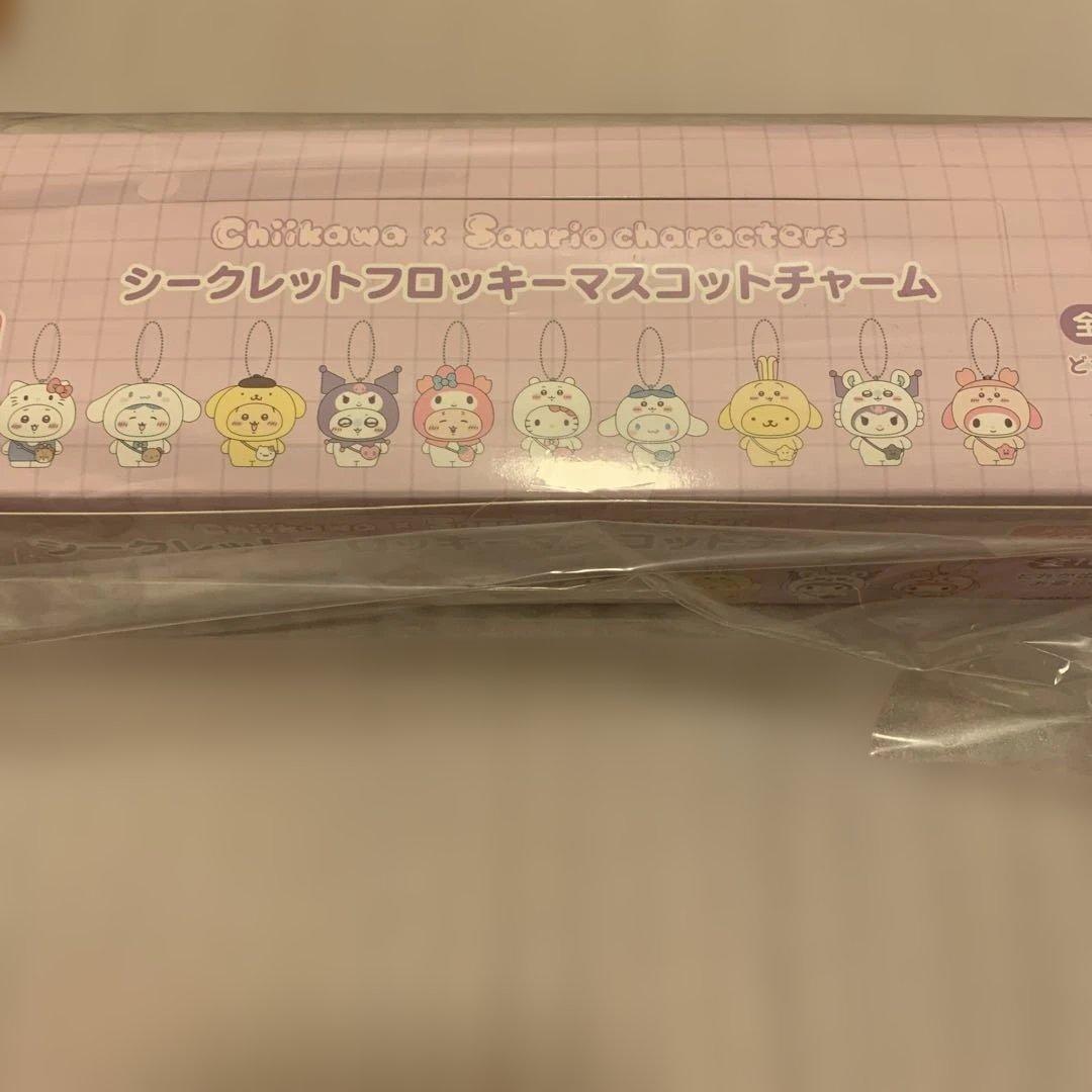 ちいかわサンリオコラボ　シークレットフロッキーマスコットチャーム　全10種