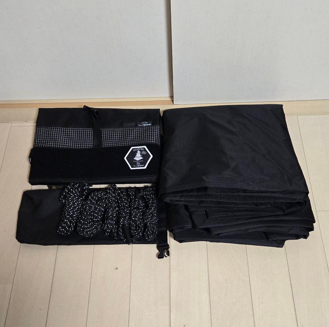 幕男 4th くろ The Arth × URBAN FOREST タープ