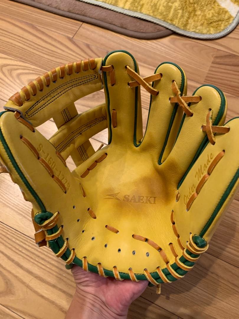 サエキ オーダーグローブ 型付け済　内野手用