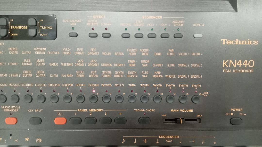 【レア・簡易動作確認済】Technics SX-KN440 テクニクスキーボード