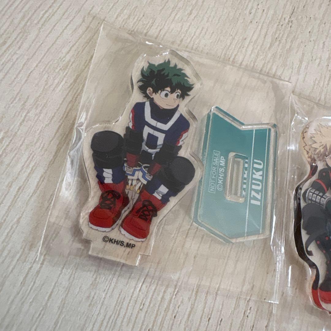 ヒロアカ　7th 全巻購入特典　ミニアクリルスタンド 7期　爆豪　緑谷