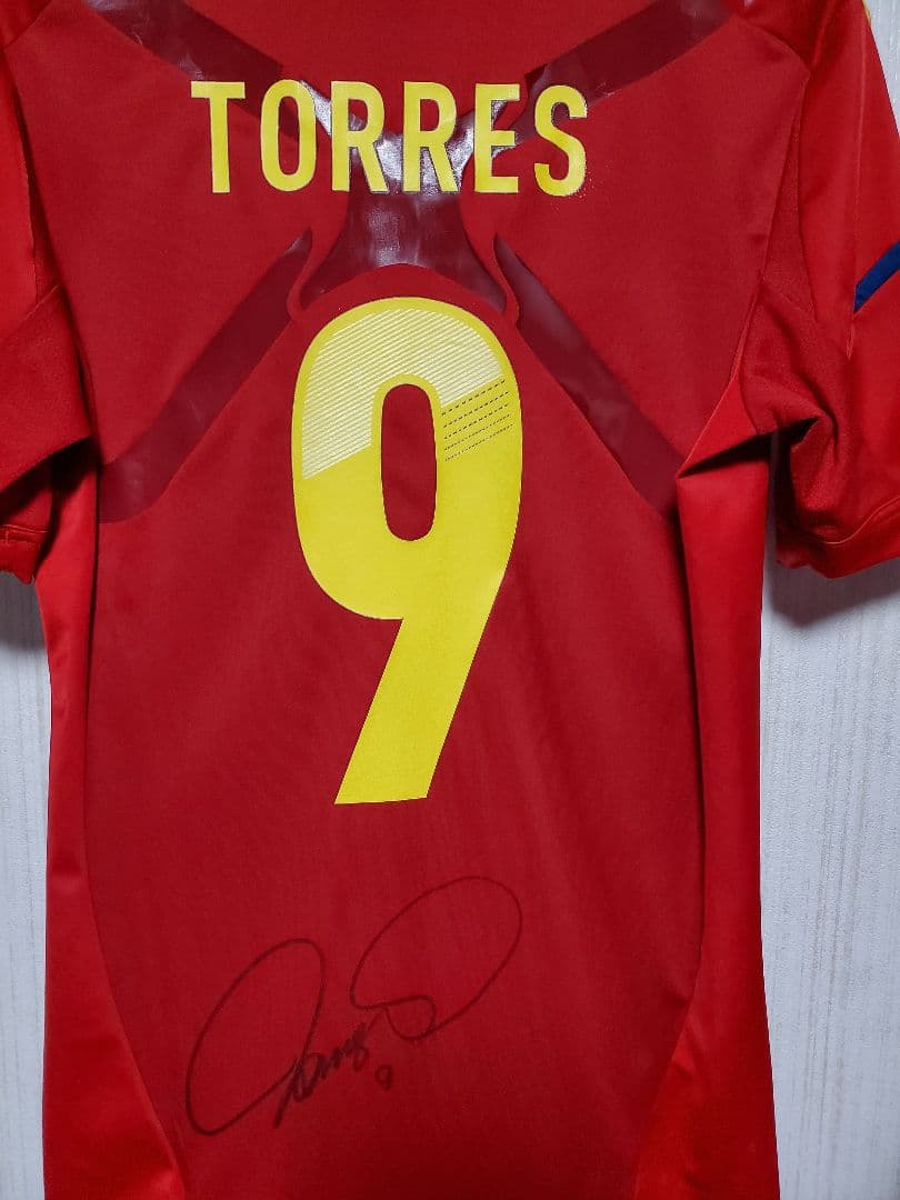 【超希少】★トーレス直筆サイン入り2012ジャージー・スペイン代表★