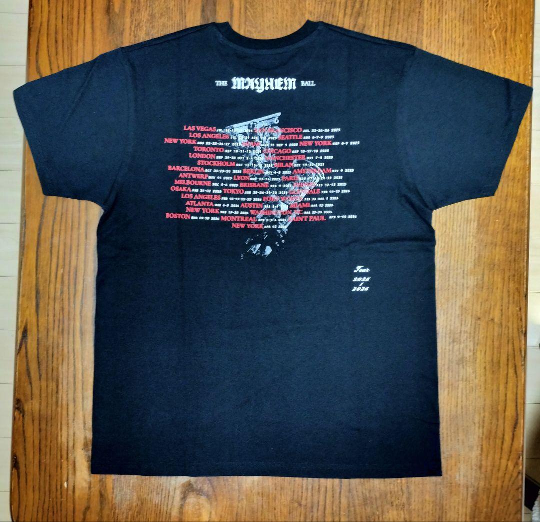 Lady Gaga Mayhem Ball ツアーTシャツ　　　Mサイズ