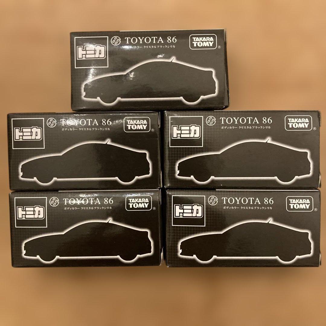 トミカトヨタ86クリスタルブラックシリカ5台セット
