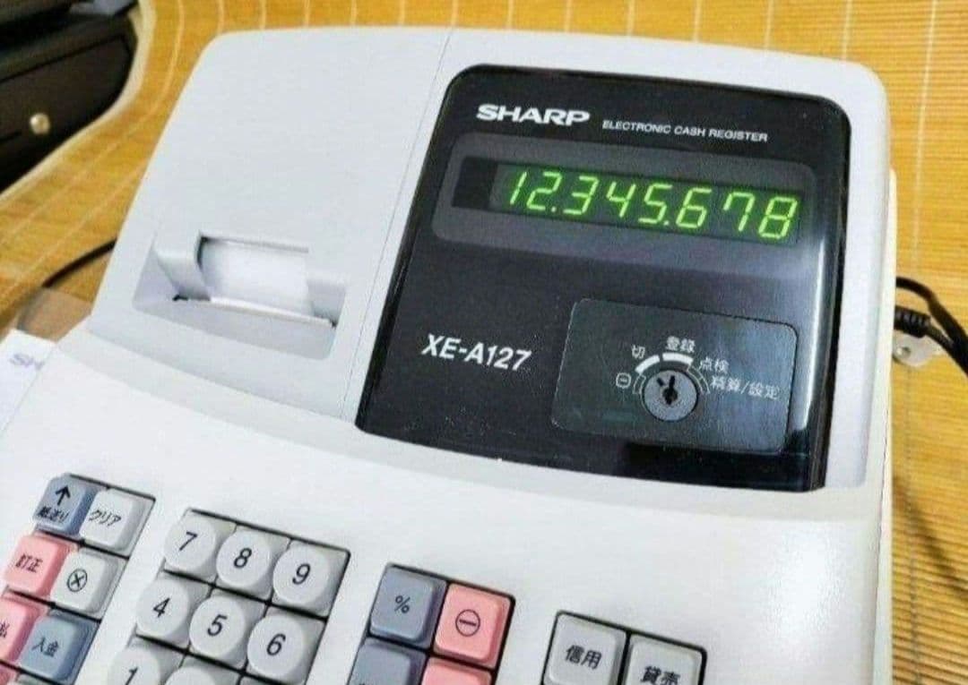 シャープレジスター　XE-A127　簡単便利特殊　送料込　101359