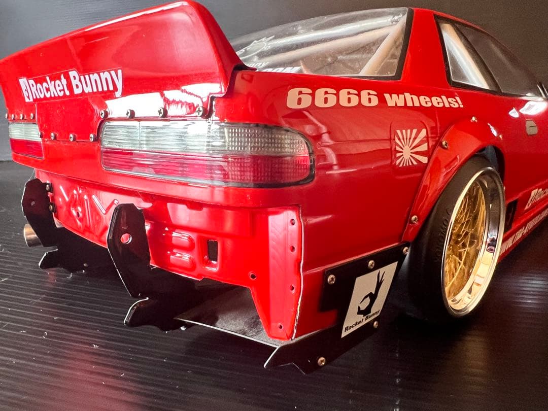 S13シルビア　ロケバニ仕様　ホイール付き
