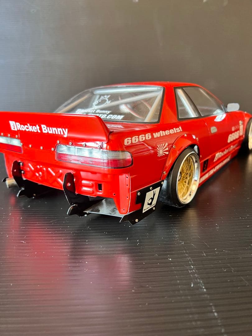 S13シルビア　ロケバニ仕様　ホイール付き