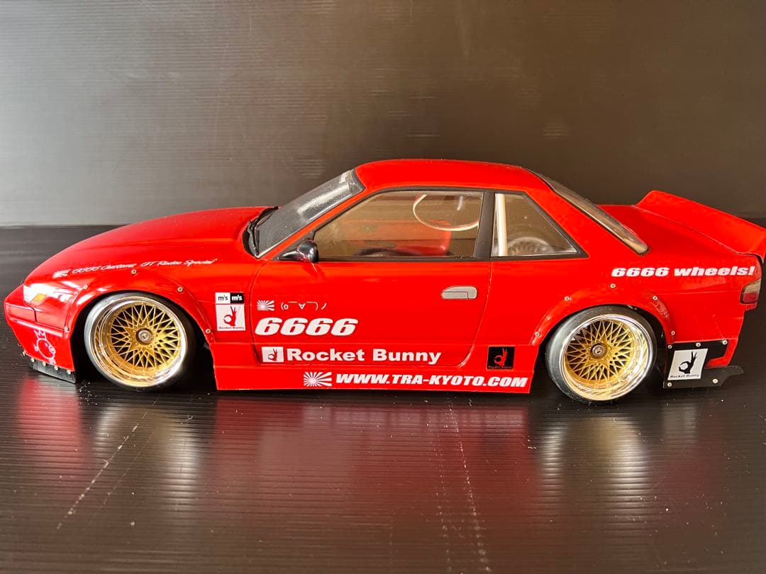 S13シルビア　ロケバニ仕様　ホイール付き