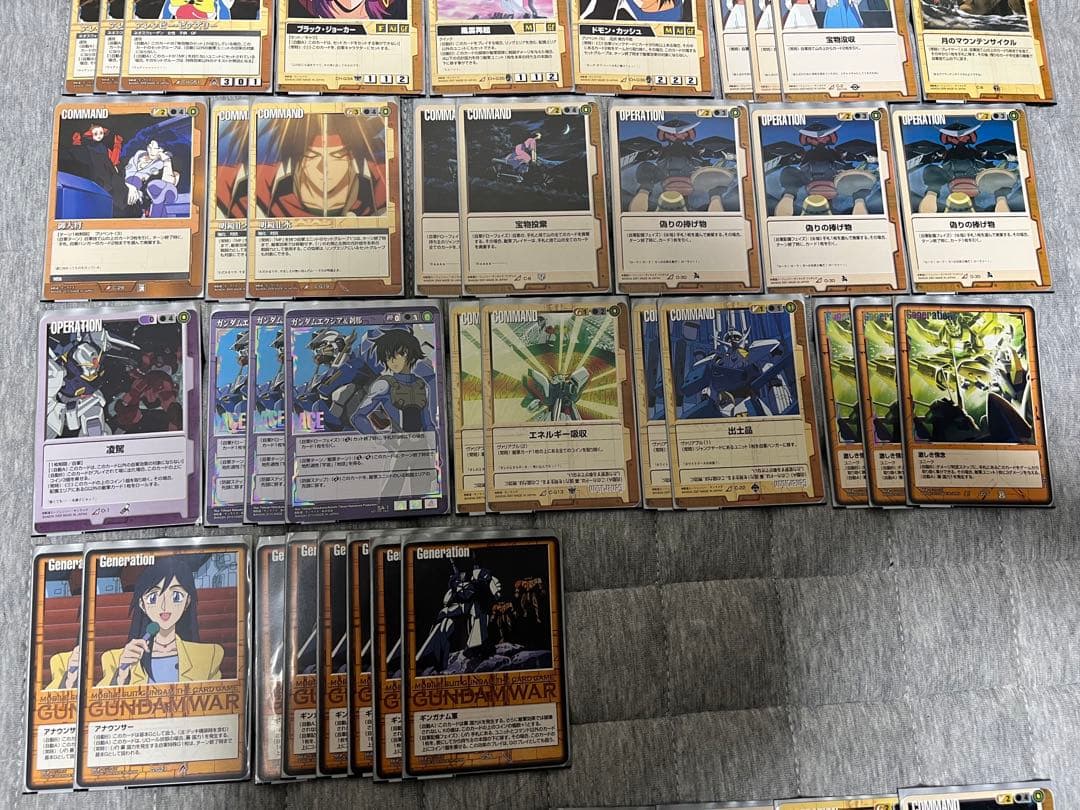 ガンダムウォー 茶 中速MF投棄デッキ サイド付き