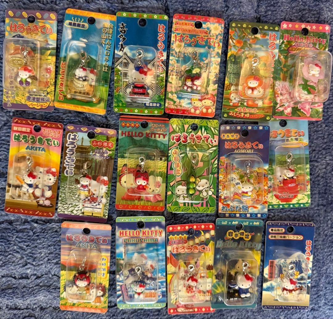 キティー　ご当地　ファスナーマスコット　レアもの多数