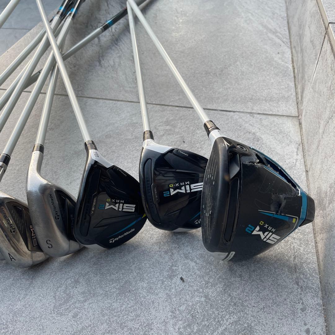 テーラーメイド シムマックス ゴルフセット 右 レディース 10本 クラブ L