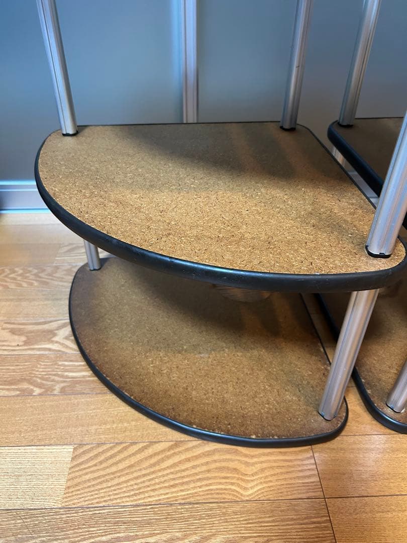 麻雀　麻雀卓用　サイドテーブル　灰皿付き　2点セット