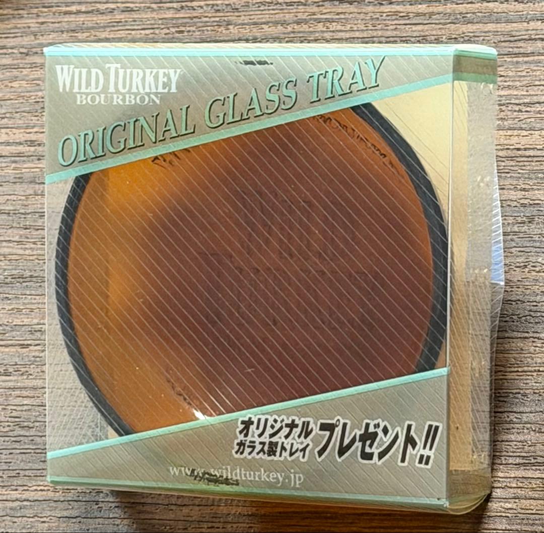 古酒　Wild Turkey 8年 オリジナルグラストレー付き
