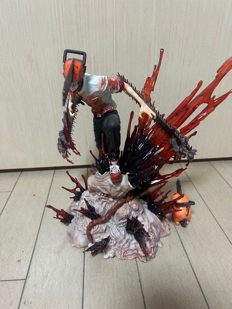 渋谷スクランブル チェンソーマン 1/7 スケール　フィギュア　開封済