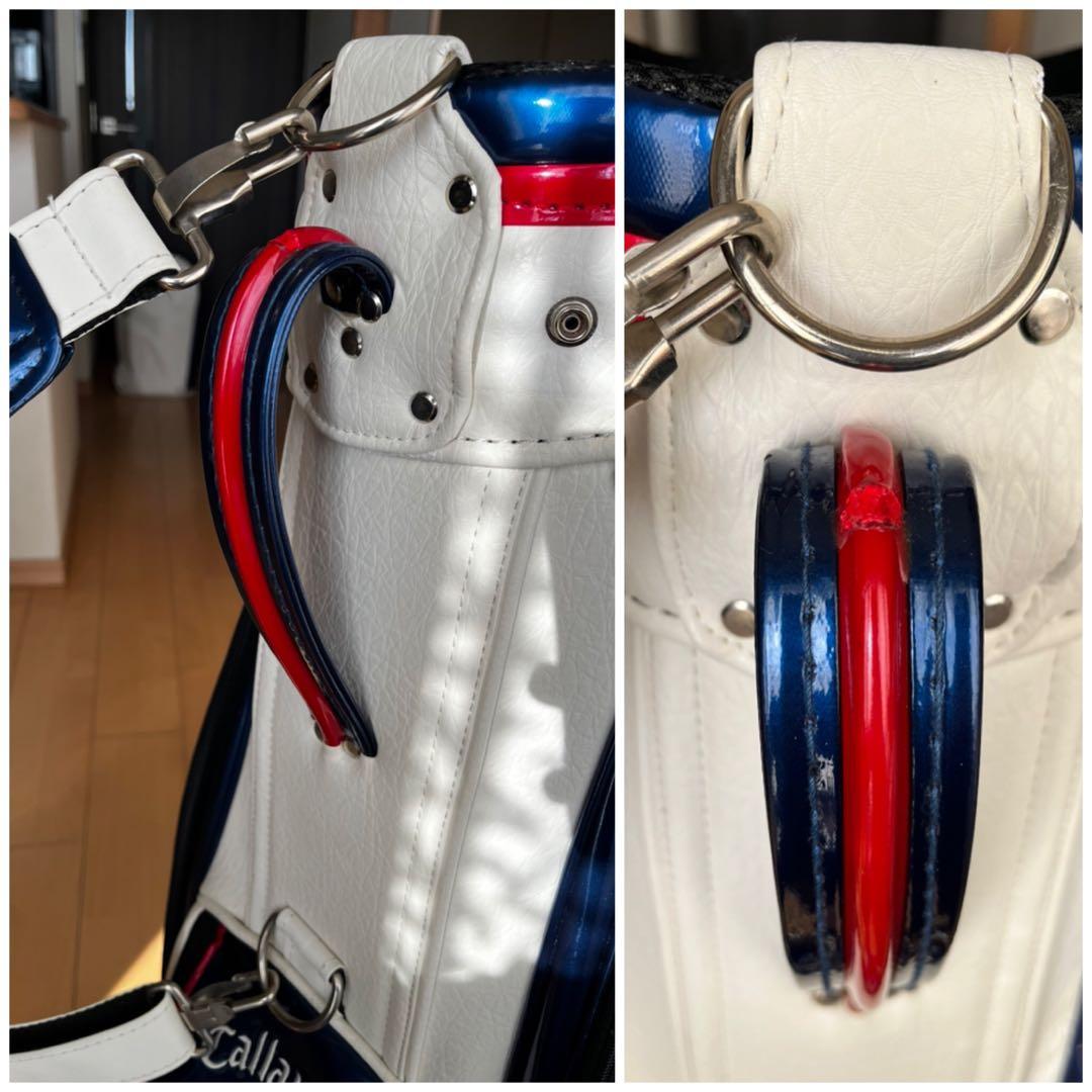 希少　良品キャロウェイ ベア カート型キャディバッグ 星柄 限定モデル レザー調