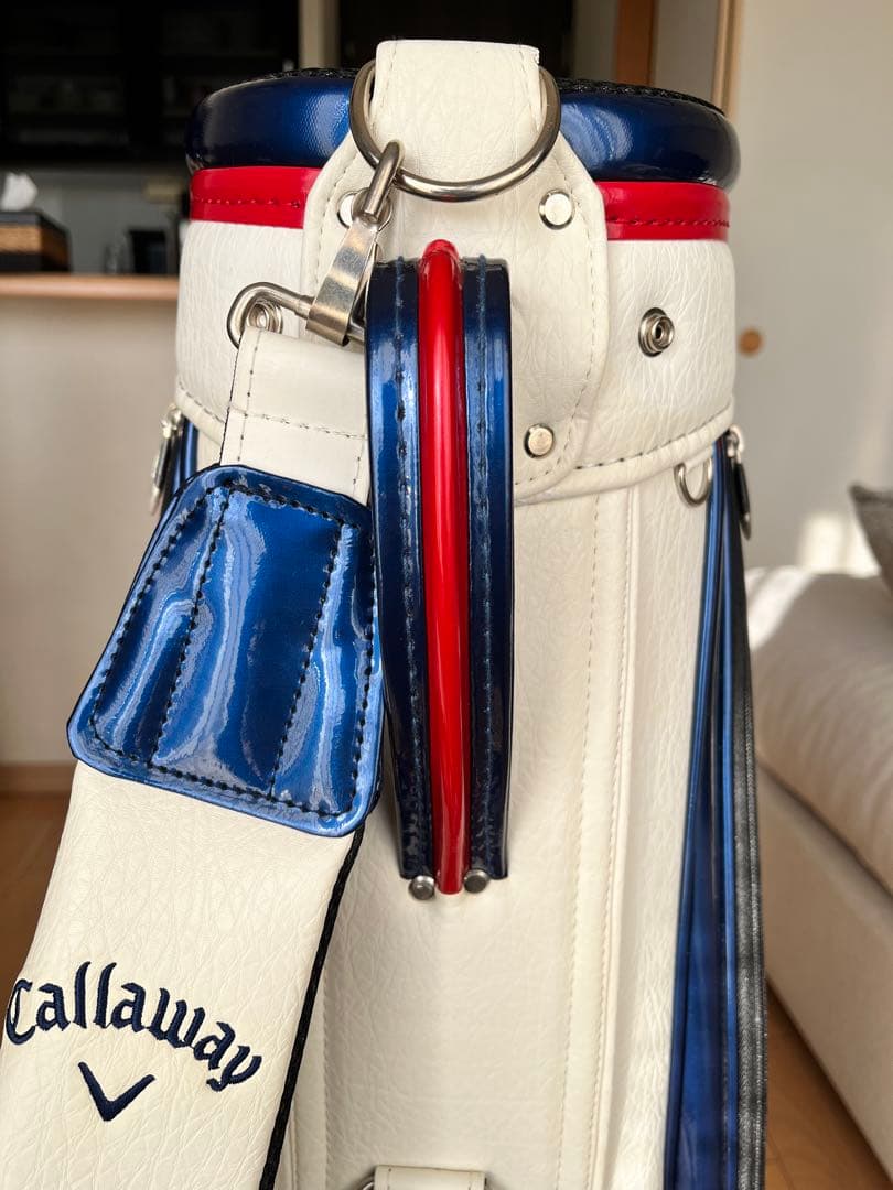 希少　良品キャロウェイ ベア カート型キャディバッグ 星柄 限定モデル レザー調