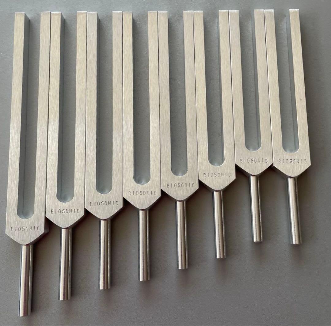 Biosonics ヒーリング音叉　８本セット