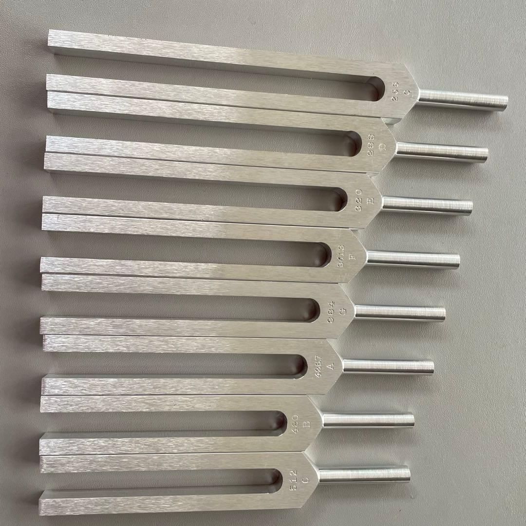 Biosonics ヒーリング音叉　８本セット