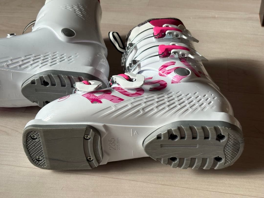 ロシニョール ジュニアブーツFUN GIRL 4 ホワイト 23.5