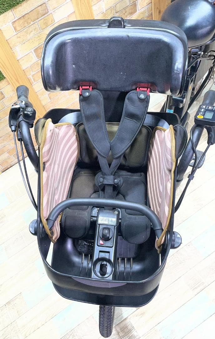 超人気ブラック系 パナソニック 子供乗せ電動アシスト自転車 H3340
