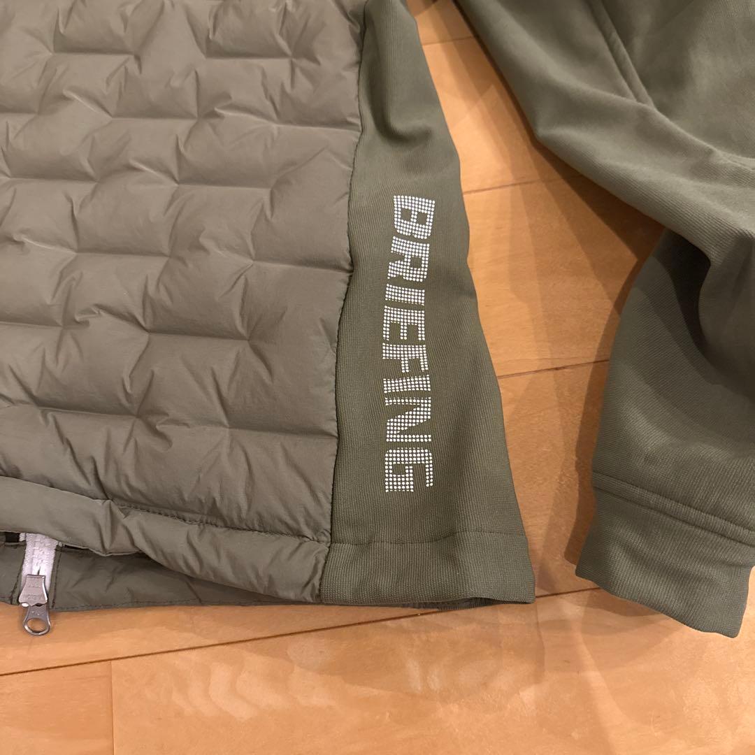 BRIEFING フード付きジャケット オリーブ