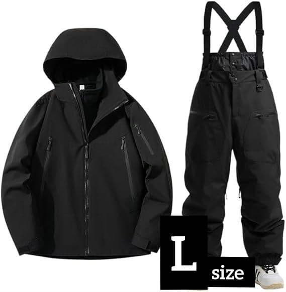 スキーウェア スノーボードウェア 上下セット スノボ ジャケット L 防水 雪