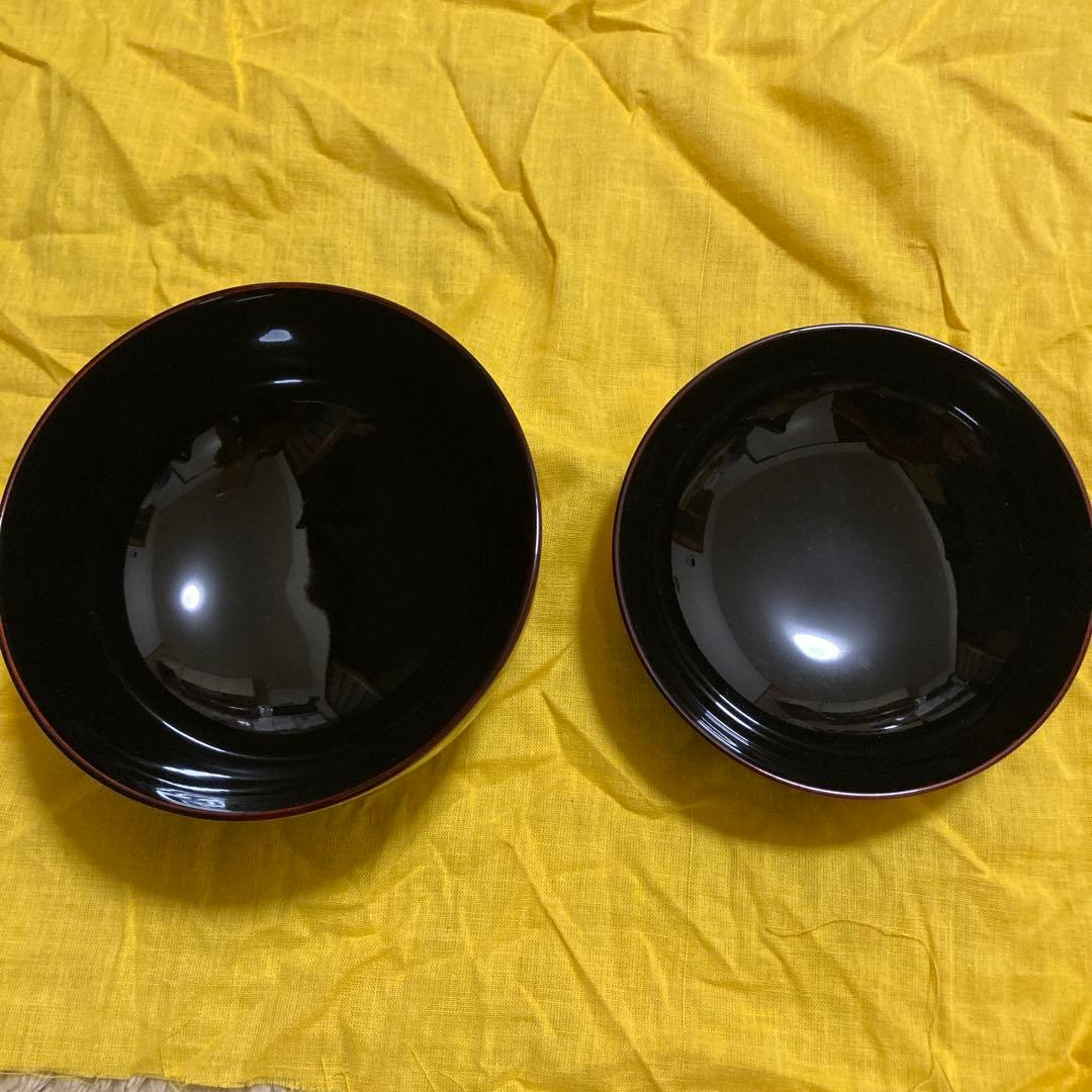 輪島塗　慶塚　溜塗　吸物椀　5客