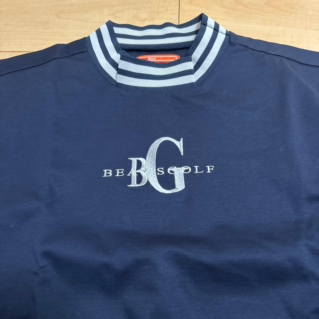 BEAMS GOLF モックネック プルオーバー L UVカット メンズ