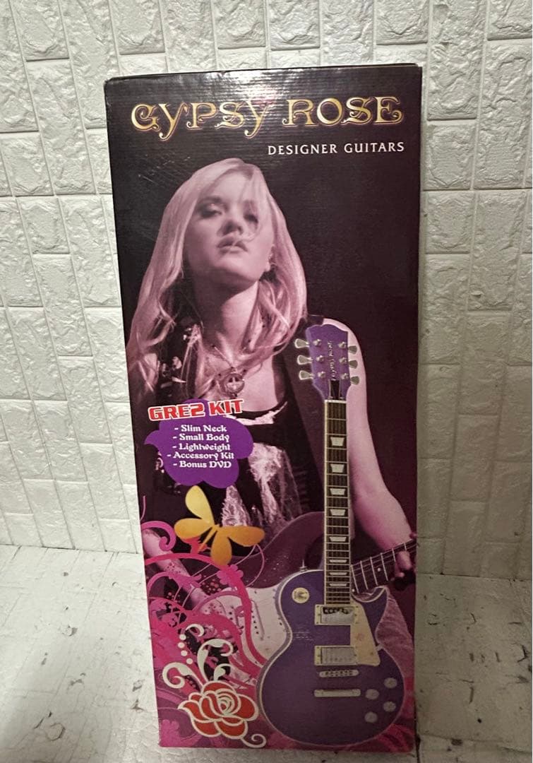 Gypsy Rose ピンク ラメ レスポール ジプシーローズ エレキギター
