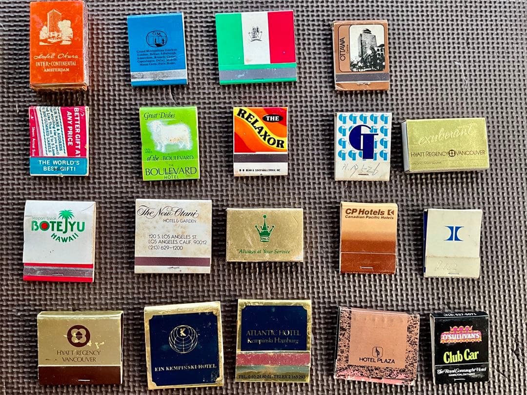 【超貴重】海外製年代物マッチ 北米 中米 欧州 中東 アジア 世界各地のマッチ