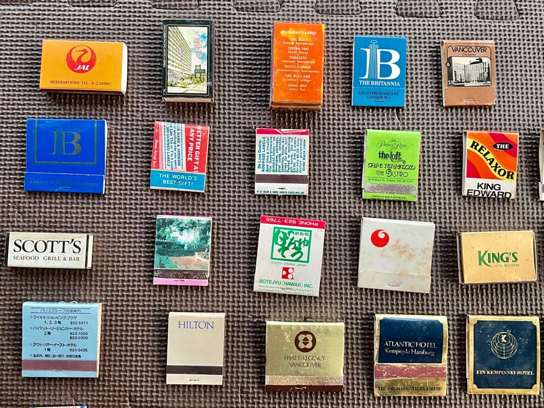 【超貴重】海外製年代物マッチ 北米 中米 欧州 中東 アジア 世界各地のマッチ