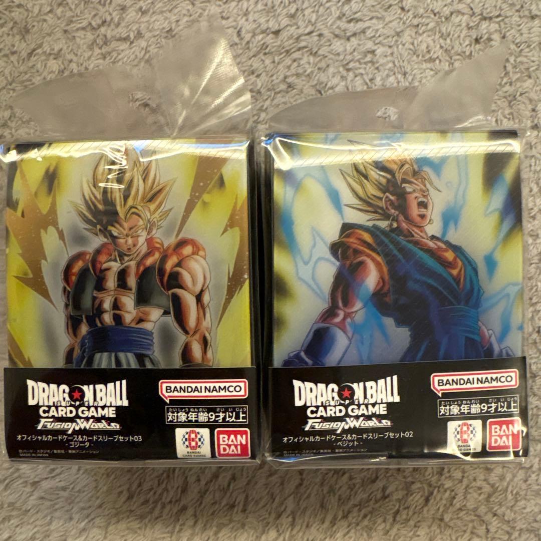 ベジット ゴジータ オフィシャルカードケース&スリーブセット