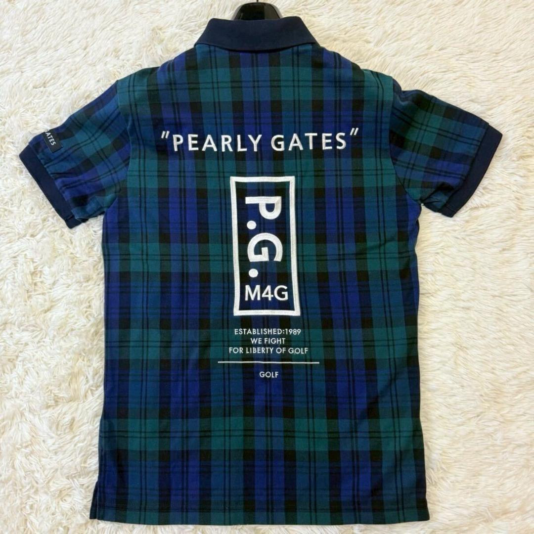 極美品/23年/L相当 パーリーゲイツ ポロシャツ ゴルフウェア QRコード 4