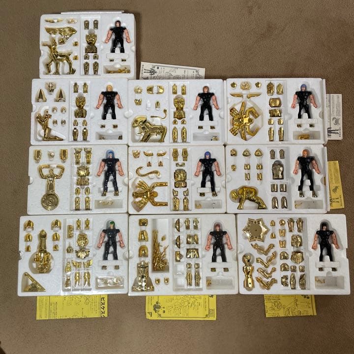 聖闘士星矢 聖衣体系 ゴールドクロス 10体 ゴールドセイント