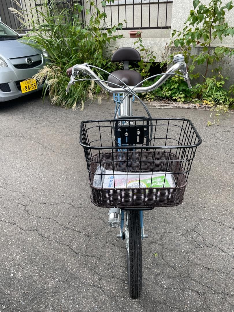 シティサイクル サギサカ こげーる ノラッセ 20型 3段変速　マットブルー)