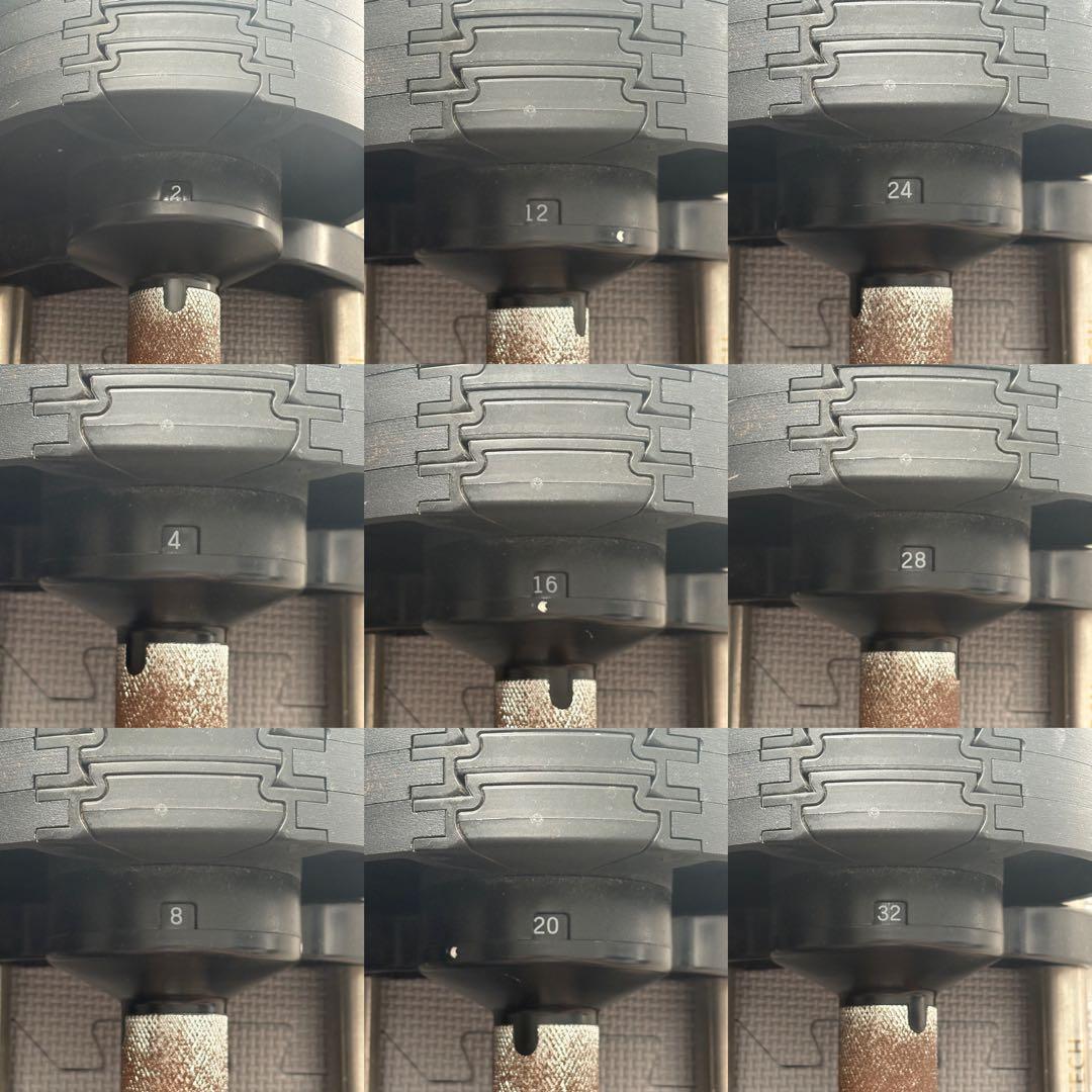 NÚO FLEXBELL 32kg 4kg刻みフレックスベル 可変式ダンベル①